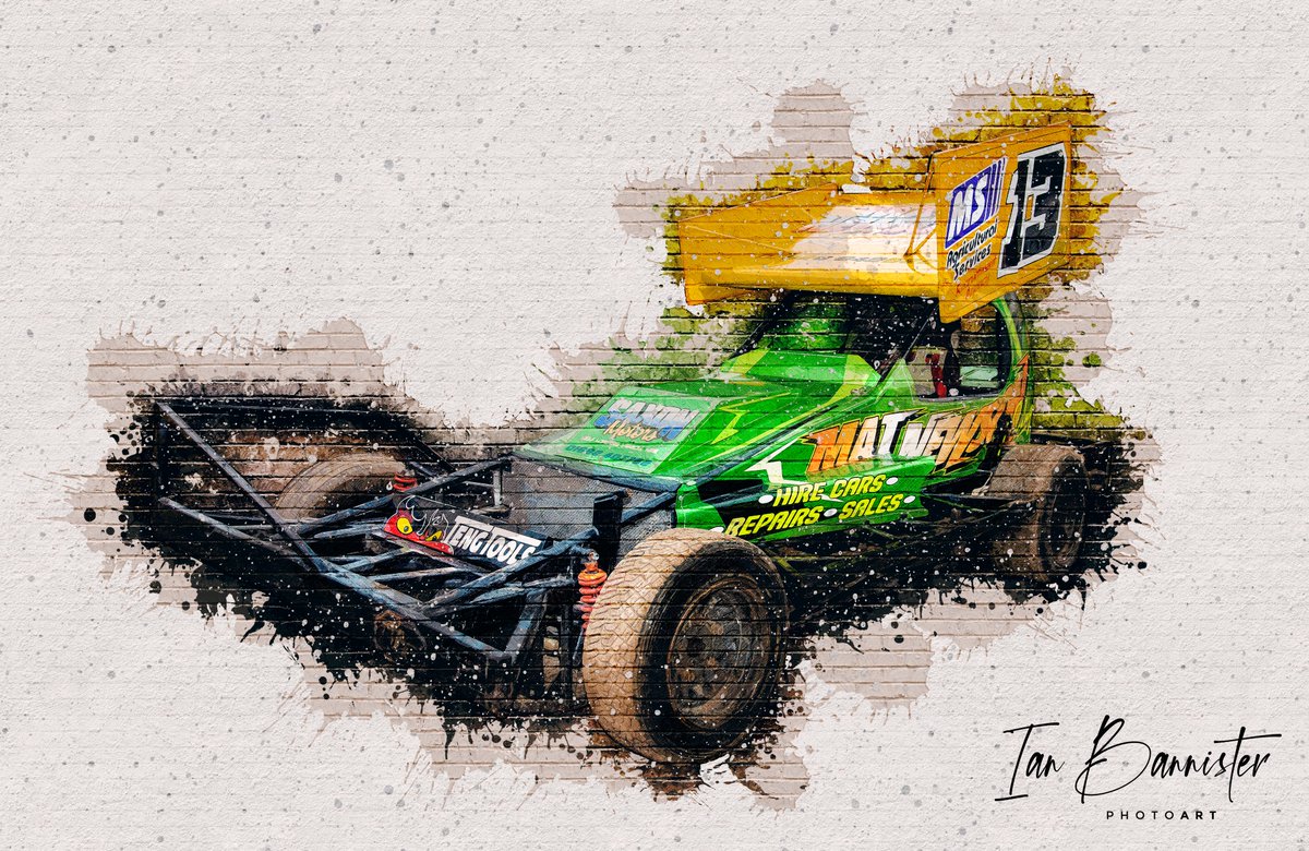 ianabd's tweet image. An 'arty' pic of @KelvinHassell13  (13) car in the pits at Ipswich last year (19/6/2021). Photo &amp;amp; PhotoArt ©Ian Bannister
@BSCDAF1 @BriSCAFormula1 #BriSCAF1