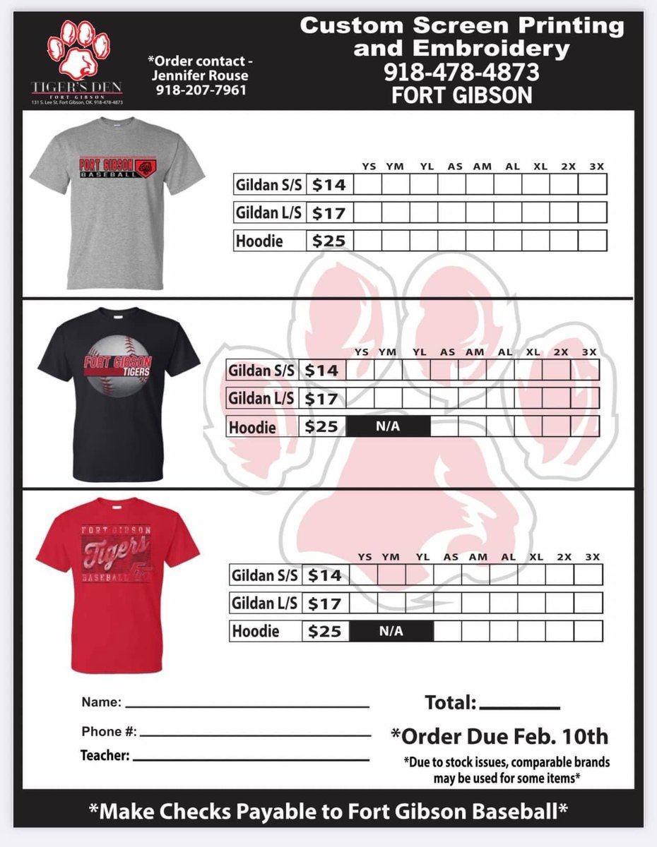 Fort Gibson Baseball tweet media