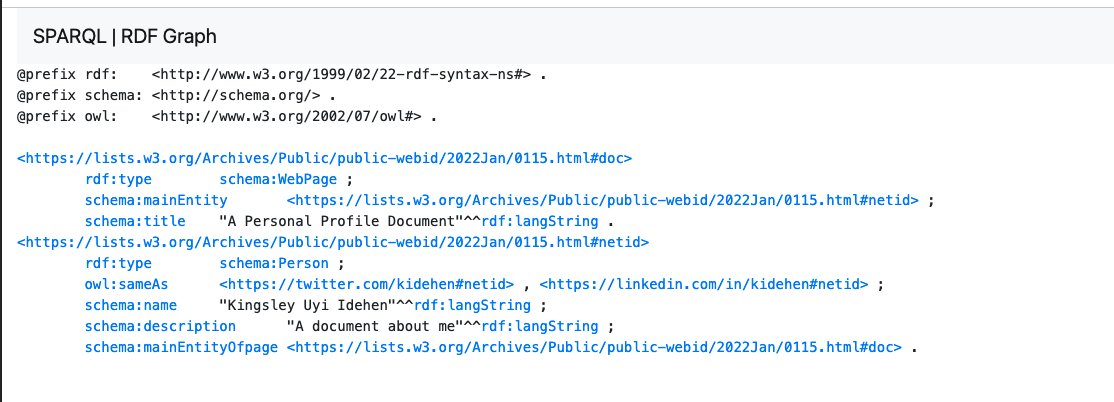 kidehen's tweet image. BTW -- I can even query my #WebID mailing list post directly using #SPARQL. 

linkeddata.uriburner.com/sparql?default…

#AWWW #Web30 #SemanticWeb #LinkedData #DataConnectivity #Identity
