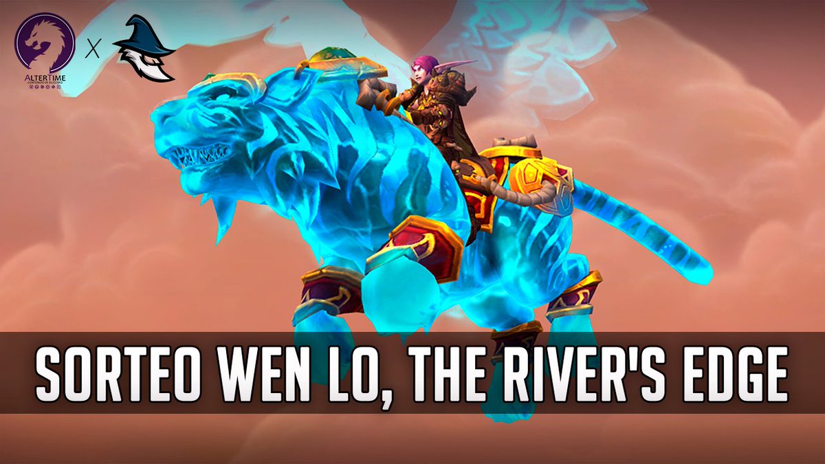 😍 ¡CONSIGUE LA NUEVA MONTURA DE WOW!

Une a Wen Lo, Orilla del Río a tu colección o la de un amigo realizando estos pequeños pasos.

☑️ Follow <a href="/AlterTimeSK/">AlterTime</a> 
☑️ Follow <a href="/phobyac/">Phobyac</a> 
☑️ RT al tweet
📅 ¡Hasta el 13 de febrero (incluido)!

🐯 ¡VALIDO PARA TODO EL MUNDO! 🐯