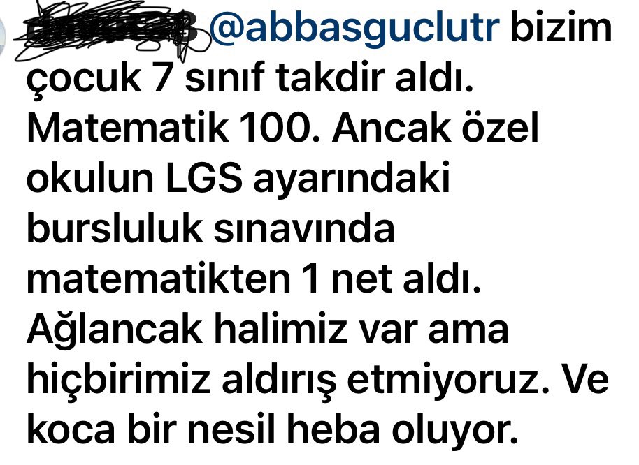 AbbasGucluTR's tweet photo. Benzeri öylesine çok tespit var ki hangisi yanasınız
95 ortalamayla mezun olup hiç bir yere giremeyen çok öğrenci var
Ya Okulların ölçme değerlendirme sisteminde ya da MEB ve ÖSYM’de hata var
Okul notları ile sınav notları karşılaştırıyor mu?
Hormonlu not veren takip ediliyor mu? https://t.co/N1Gpjxw06V