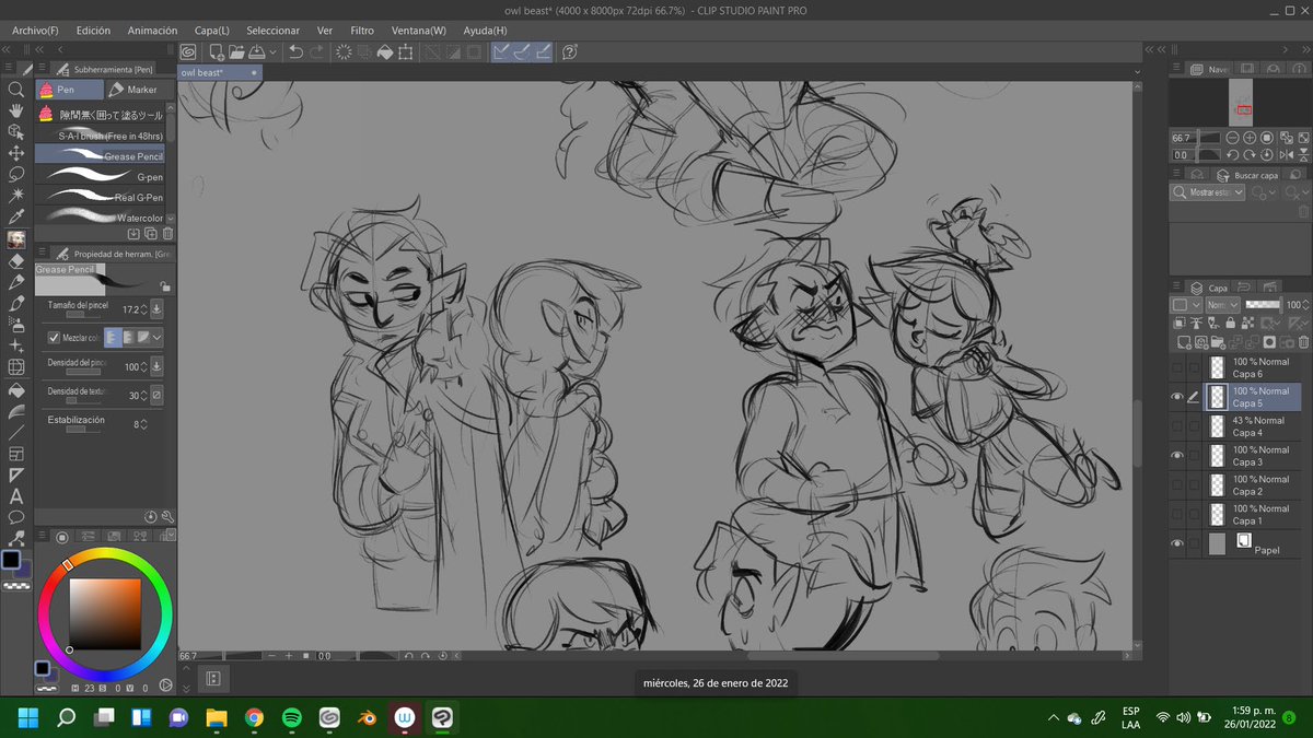 I'm the biggest fan of shown unfinished sketches and never upload the final drawings