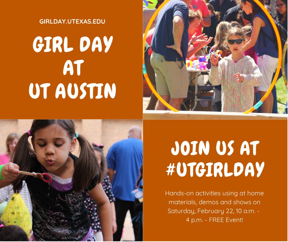UTWiSTEM's tweet photo. Elementary and middle school students, families, and educators are invited to join us for FREE virtual hands-on science, technology, engineering, and math (STEM) fun on Saturday, February 19! Find out more and register at https://t.co/gthxEdxirn https://t.co/byWgut4tm4