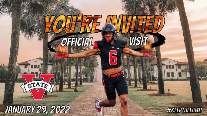 JWR7_'s tweet photo. Excited to visit @valdostastatefb this weekend ‼️ @coachjack212 @coachrmcelhaney @_CoachCarroll_ @CoachJacksonTJK @CJBennett_08 @PascoCountyFB https://t.co/Wydart9BgH