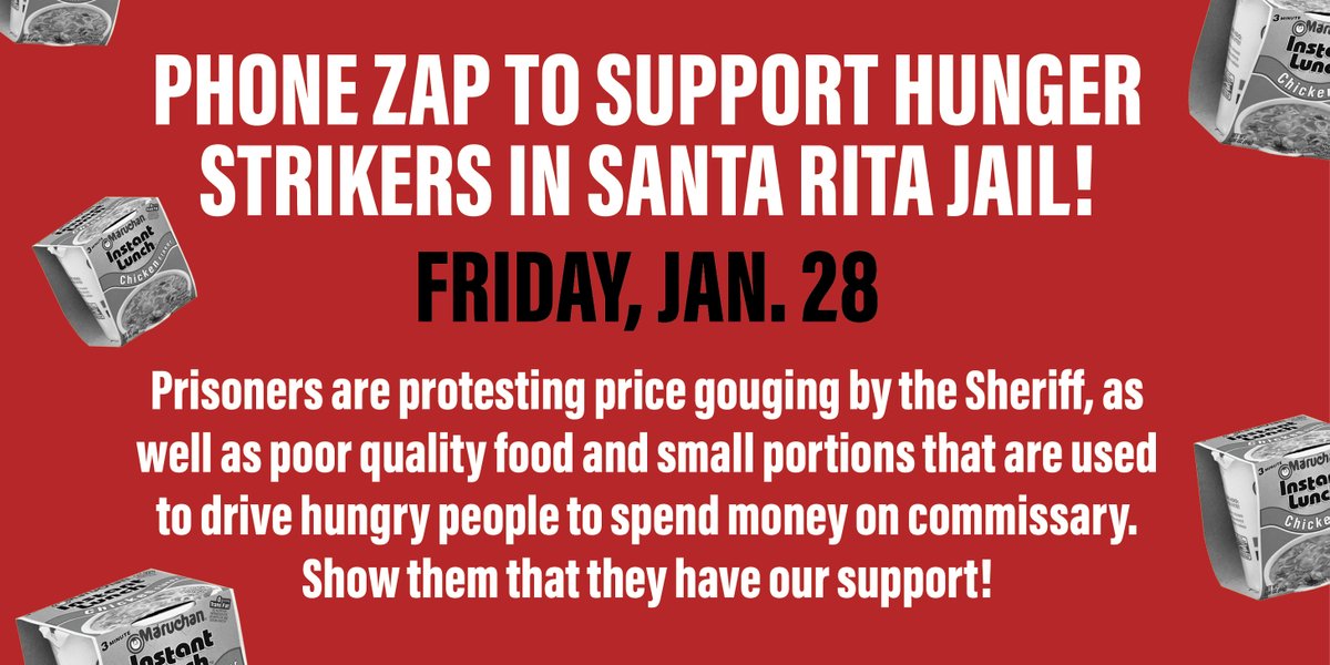 OaklandAboSol's tweet image. OK PEOPLES
Time to throwdown for the hungerstrikers!
Family have already been calling the county supervisors and want some help.

Put aside some time this Friday to takeover their phonelines!

Please BOOST!

All details here and in THREAD
mailchi.mp/332b2204602e/p…
