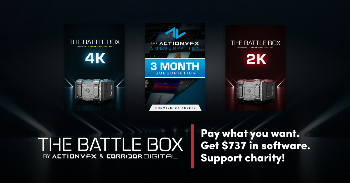 humble's tweet photo. Make explosive video projects with this hyperkinetic collection of @ActionVFX visual effects, curated by the crew at @CorridorDigital. Pay what you want &amp; support charity!

💥 https://t.co/eIHZmULWah https://t.co/u91ZzHaaQa