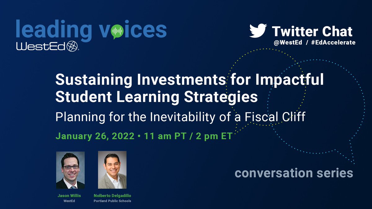 WestEd's tweet photo. We also welcome Nolberto Delgadillo, Chief Financial Officer for Portland Public Schools (PPS). @PPSConnect #EdAccelerate https://t.co/RTb7Wx440n