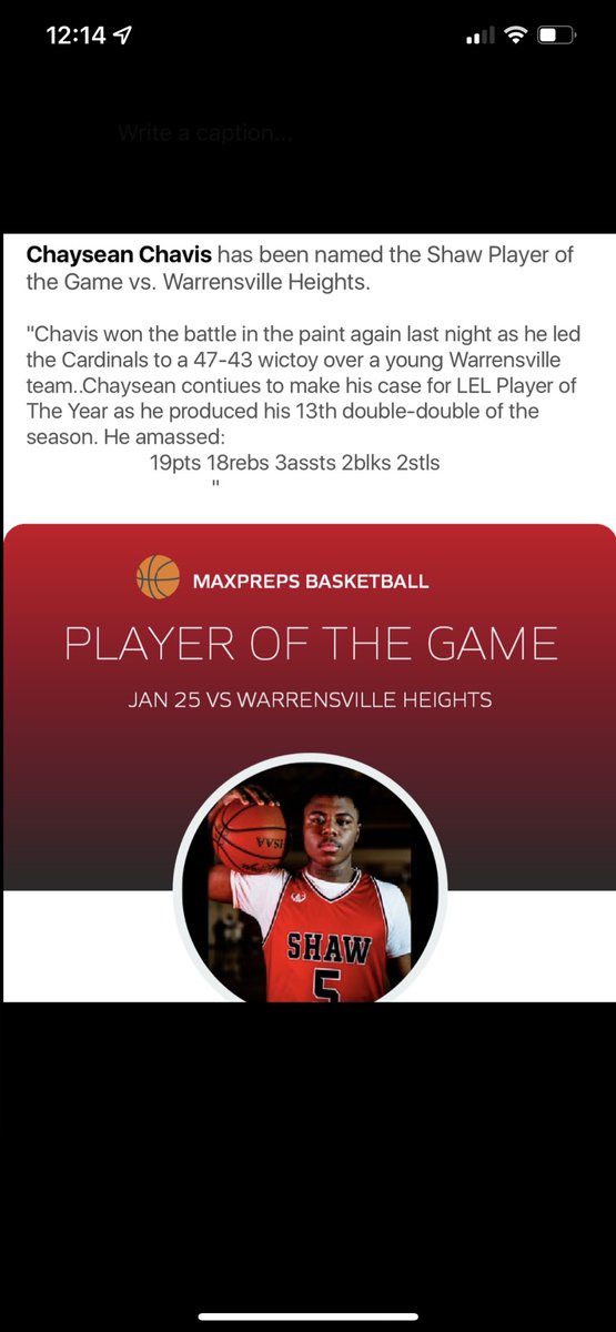 MarvRashad's tweet photo. “ Chavis continues his dominance..” @NEOZoneHS @LakeErieLeague @mgoul @ShawCardinals #YeahShaw 🤞🏾⚫️🔴 https://t.co/aqWGaKVRTQ