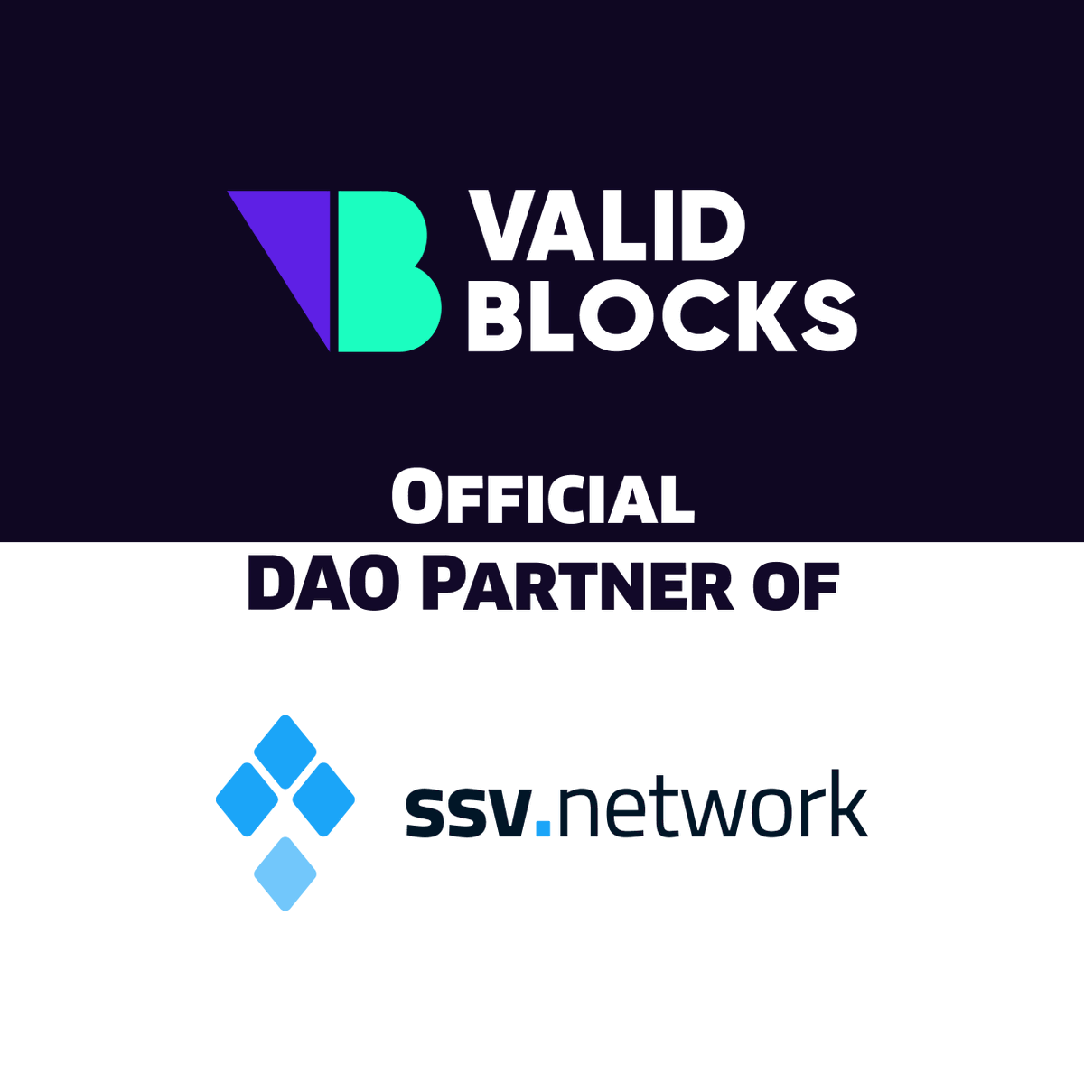 ValidBlocks's tweet photo. Congratulations @ssv_network on launching the PRIMUS Incentivized Testnet!
We'd like to take this opportunity and make it official:
@ValidBlocks joins the @ssv_network as DAO Partners and starts offering operator services for ETH Staking!
What's $SSV really about? A thread👇 https://t.co/ZrWNqvpQ56