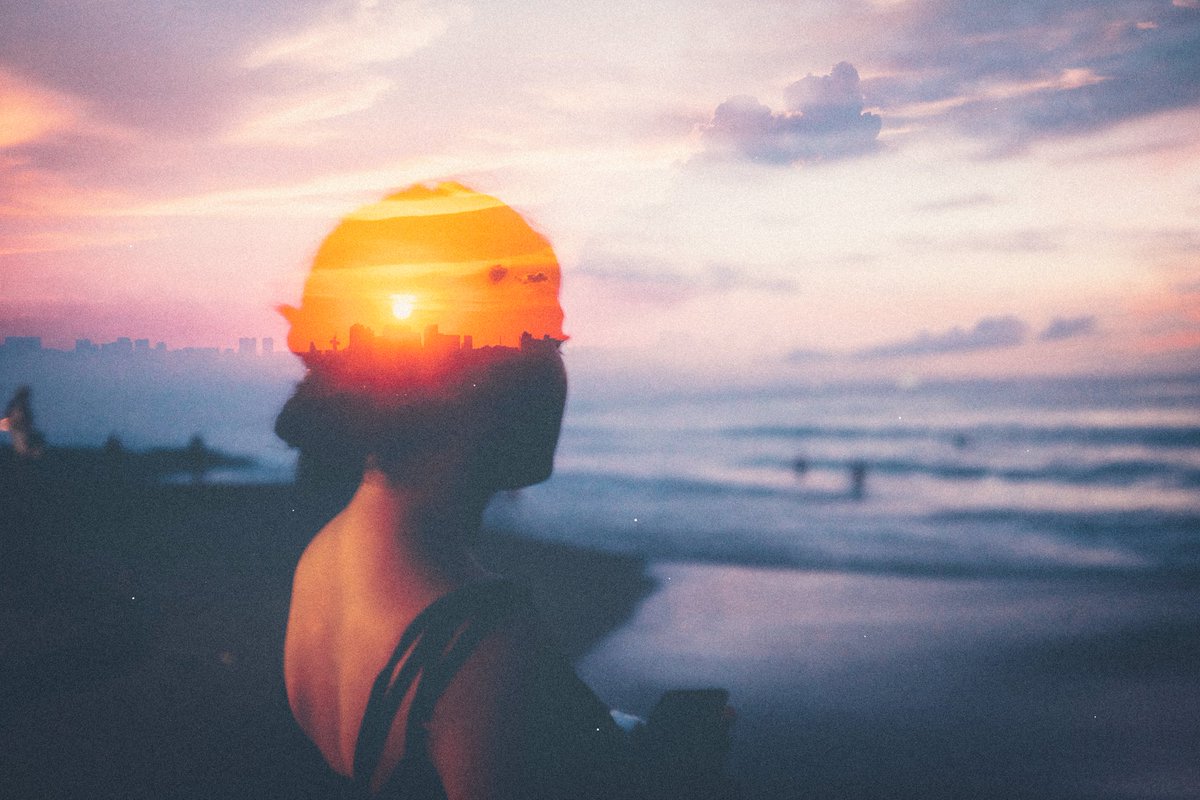 louisdazy's tweet image. Sunsets // double exposures on film