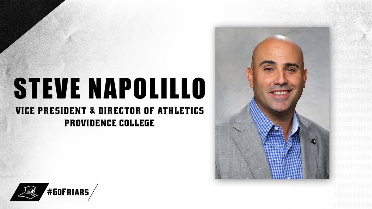 Providence College President Rev. Kenneth R. Sicard O.P., announced today that Steven Napolillo has been named the College’s next vice president and director of athletics. Napolillo will assume his new role on July 1st.

Official Release: bit.ly/3KHLvwx