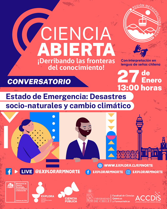 UST_Santiago's tweet photo. MAÑANA / Conversatorio #CienciAbierta Dr. Nelson Lagos, Director del Centro de Investigación e Innovación para el #CambioClimático @CiiCC_UST, participará de esta actividad @ExploraRMNorte. Transmisión en vivo: https://t.co/LgPvsZXlIz #MedioAmbiente #Ciencia #UST #TúPuedes https://t.co/Ek4G1IjxPr