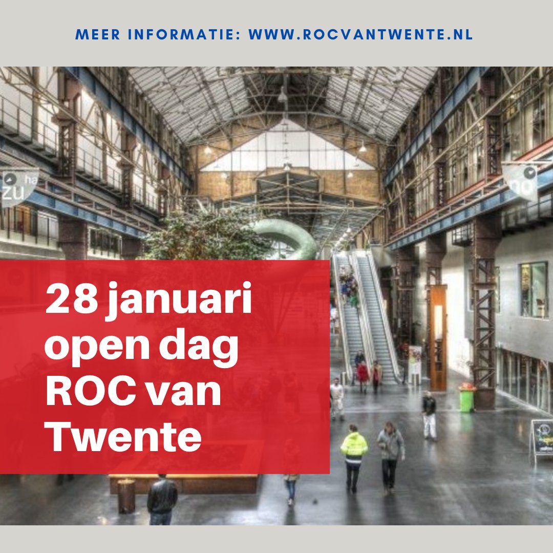 DecanaatMCT's tweet photo. 4M + bovenbouw H/V: op 28 januari organiseert het ROC van Twente een fysieke open dag. Je mag dus naar de locatie toe! Check voor meer informatie + aanmelden https://t.co/at4JXWuL9z https://t.co/k6x4eVxPVz