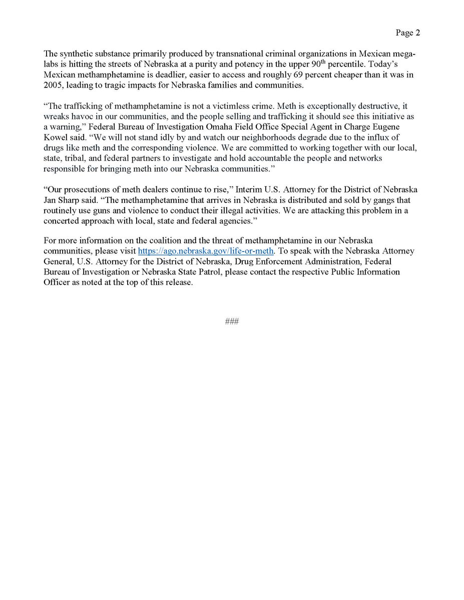 U.S. Attorney Nebraska tweet media