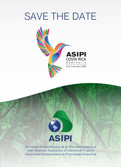 ¡Reserva la fecha! Muy pronto abriremos inscripciones para el Seminario de ASIPI en Costa Rica.

Save the date! Registration for ASIPI´s 2022 Seminar in Costa Rica will open soon. 

#asipicostarica2022