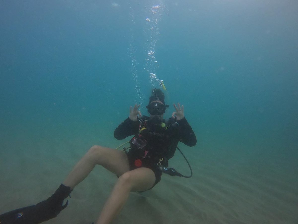 DivingRincon's tweet photo. 😃‘A smile is happiness you’ll find right under your nose’ - Tom Wilson 

It is easy to smile when adventuring with friends! 

These two went on our ✨TWILIGHT DIVE✨

☀️We take you diving when the sun is out and then when the moon comes out, we dive again!🌙 https://t.co/IlgaalKRK3