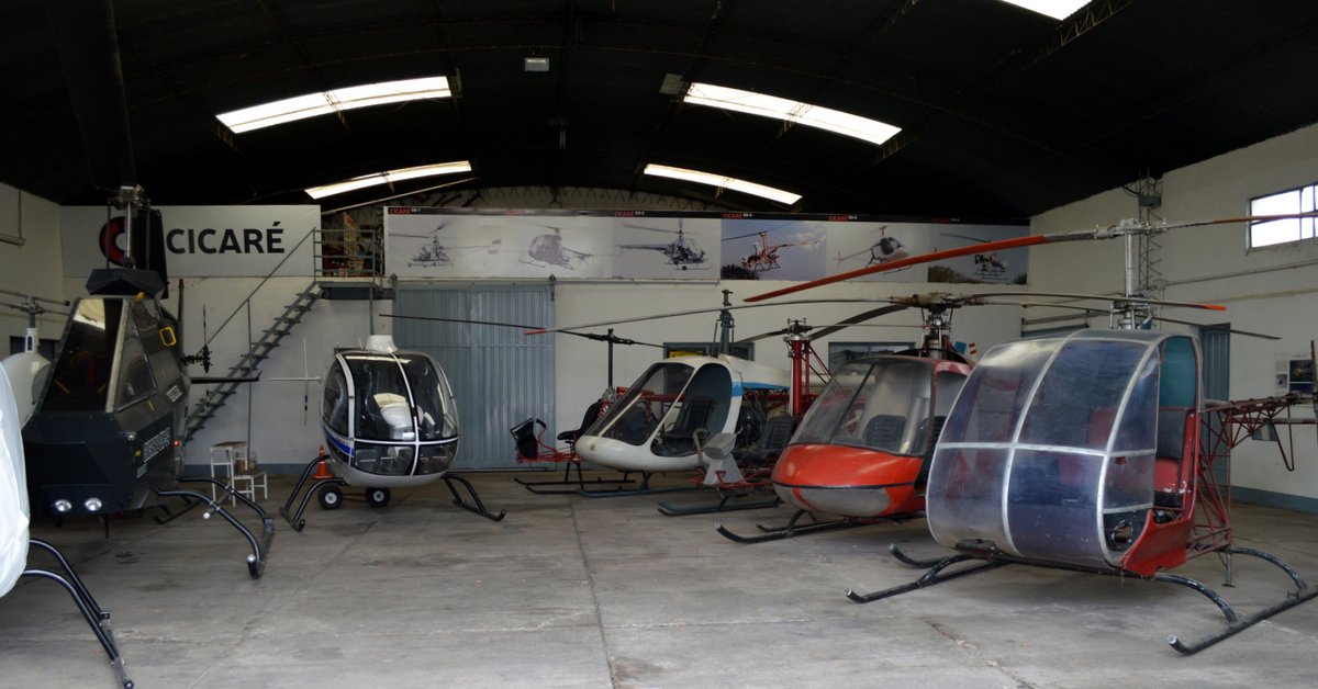 1978_facundo's tweet photo. Para resumir un poco la vida de Augusto Cicare en un  Twiter unas fotos de el museo en @Cicare_sa desde el Cicare CH-1 al CH-14  y otros modelos mas @HelisDatabase @RosarioSpotters @SpottersCordoba @SpottersArg @Argendef @DefensaNAC @AviacinDefensa1 @aeromilitaria @aviacionline https://t.co/z9dyN4Ch9v