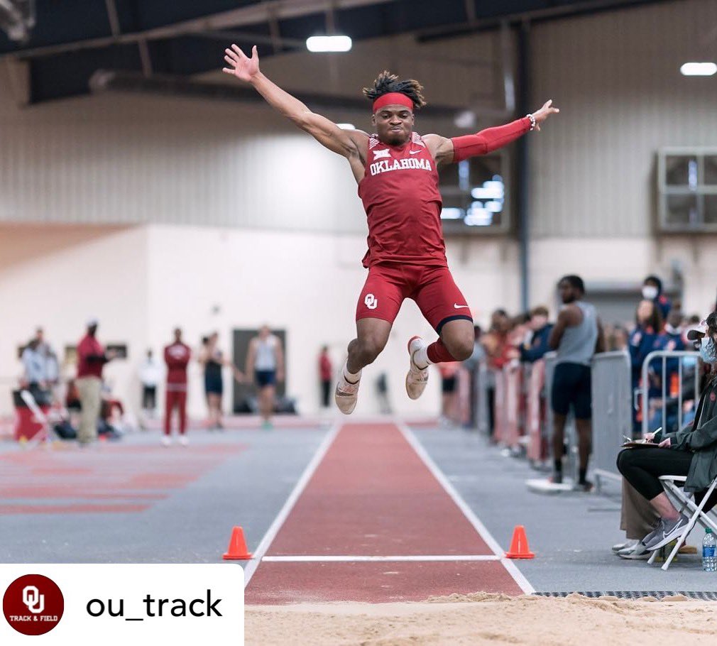 OU’s <a href="/Camblake2001/">Cam</a> placed 5th in the Men’s Long Jump at the JD Martin Invitational!

The <a href="/JPIIHSPLANO/">John Paul II High School</a> C/O 2020 <a href="/jpiihsalumni/">JPIIHS Alumni</a> was an integral part of recent success for <a href="/JPIIHS_Football/">JPIIHS Football</a> &amp; <a href="/JPIIHS_Track/">JPIIHS Track & Field</a>!

Keep outworking everyone Cam! We are #CardinalProud!

📸: <a href="/OU_Track/">Oklahoma T&F & XC</a> IG
