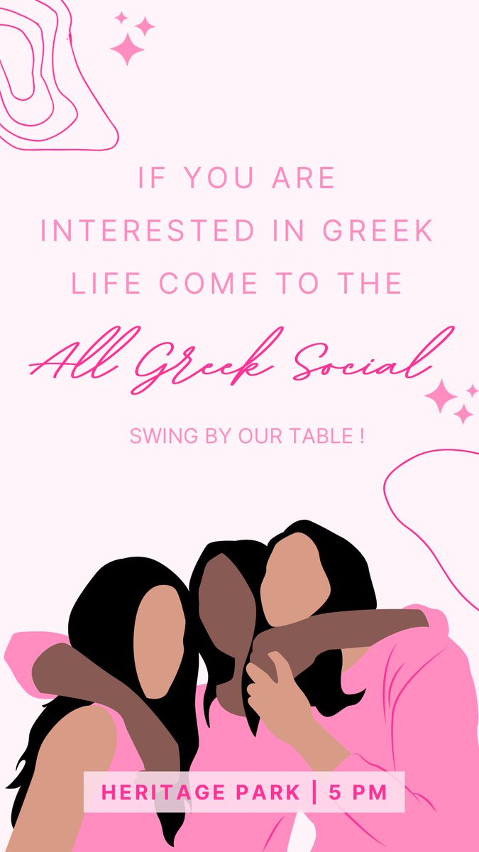 Come out to Heritage Park if you are interested in joining greek life! #phimu
