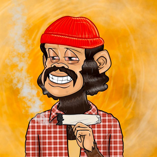 StonedApeCrew's tweet photo. Stoned Ape #2402 ... Legendary Cheech sold ... for 420 SOL 🤯

#SAC making moves Broskis. Puff Puff 🤌💨 https://t.co/kwlNEGVJ5f