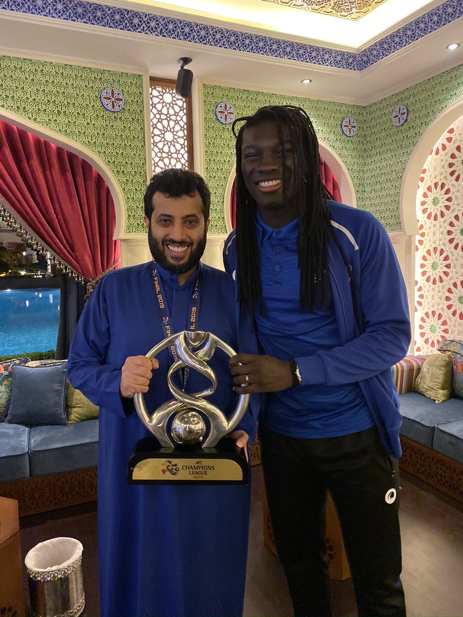 I wanted to thank <a href="/Turki_alalshikh/">TURKI ALALSHIKH</a> deeply.
Without him all this would not have been possible. 
You’re at the origin of my coming. 
Thanks for allowing me to discover this great club and also for the chance to discover this magnificent country. 
Forever grateful to you ❤️