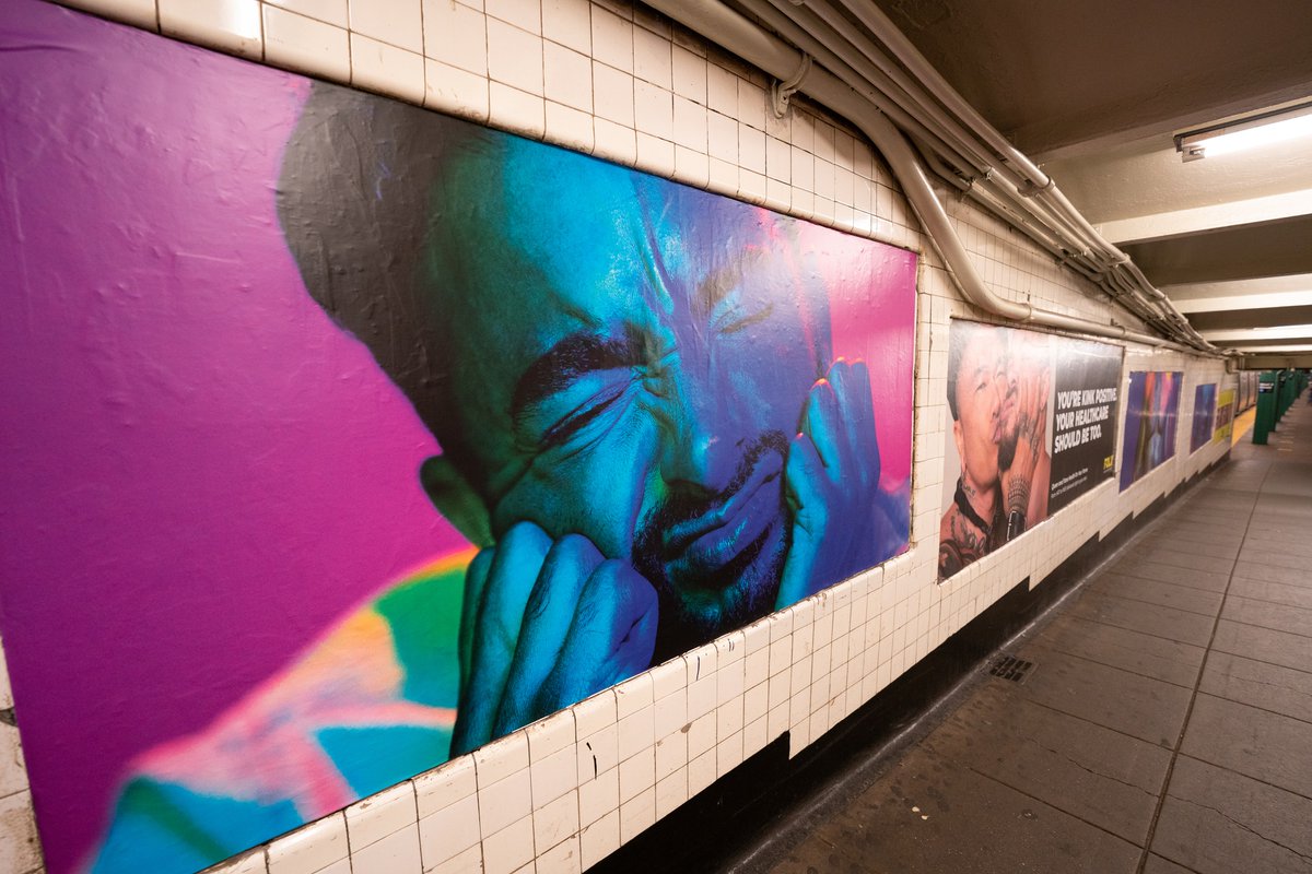 folxhealth's tweet photo. We are also @anthemawards finalists in 2 other categories for our OOH NYC subway takeover &amp; our HRT CARE FUND! ✨ https://t.co/hzGcVYllij