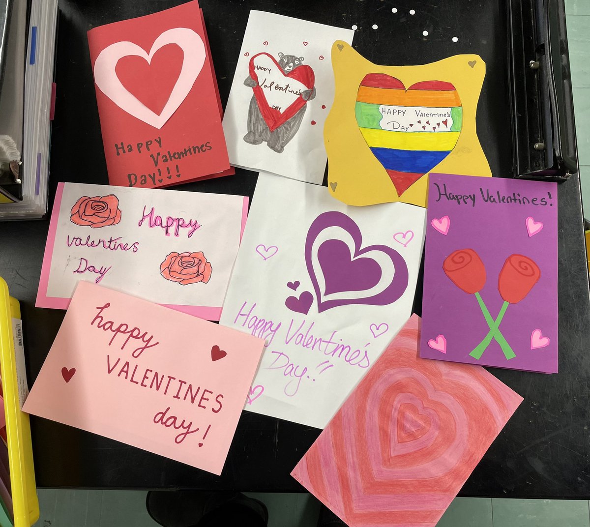 mrs_vindigni's tweet photo. For SEL Day, our 8th graders made beautiful cards, letters and drawings for a home for the elderly in Paramus! Students discussed different generations and how we are all at different points in our lives! It was BEAUTIFUL to hear about their families! #perspectives #SELday https://t.co/JoVeoqwf7x