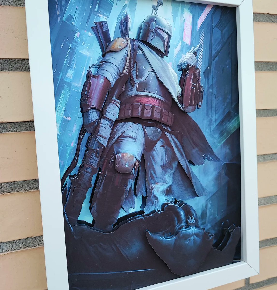 juanvilive's tweet photo. Nuevo Art 3D - Boba Fett

🖌️ Art: Darren Tan

#starwars #bobafett #thebookofbobafett #disney #bobafettart #starwarsart   #Cuadro3D #shadowbox #shadowboxart https://t.co/nwsXi1KFn7