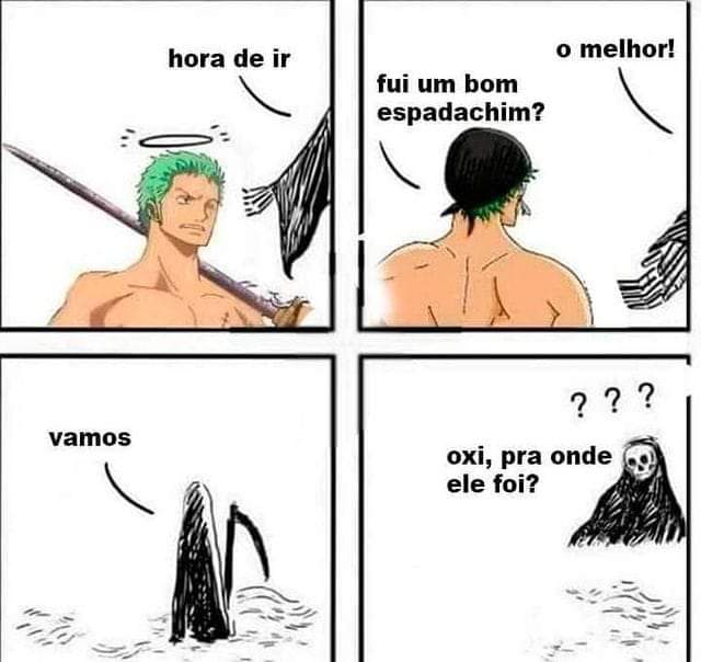 bossasuke's tweet photo. vazou a morte do zoro 

Anime: One Piece https://t.co/BDKNzln233