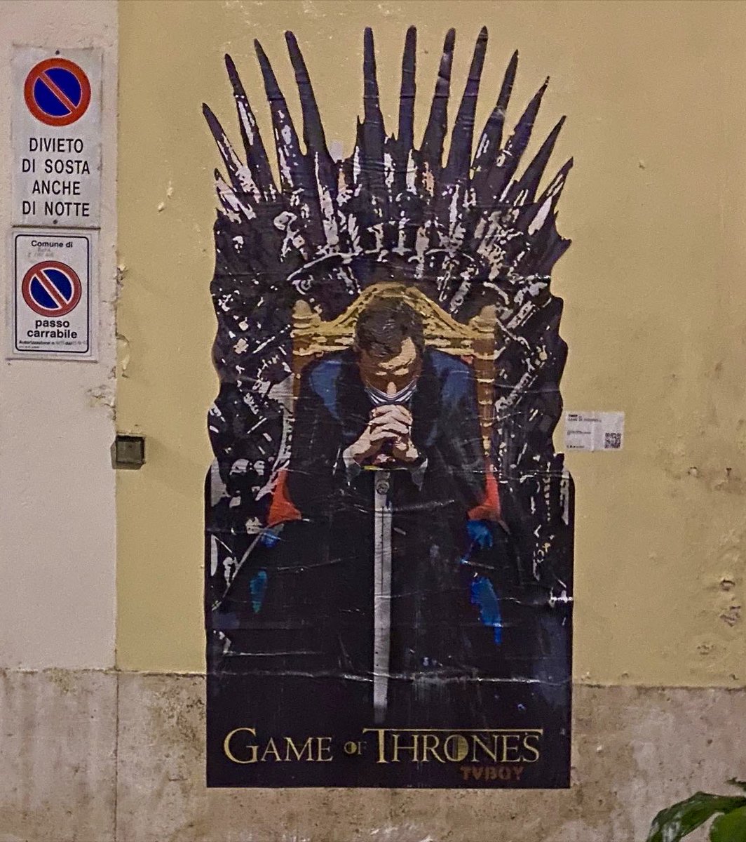 Game of Thrones #MarioDraghi
Vico della Vaccarella 13, Roma