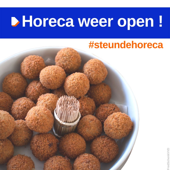 Wij zijn blij dat de horeca weer open is en hopen u hier snel te treffen. 🧡💙 #steundehoreca