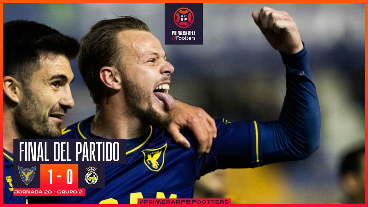 Primera_RFEF's tweet photo. 🧗🏻♂️ ¡CONTINÚA LA ESCALADA DEL UCAM MURCIA! ¡2ª VICTORIA CONSECUTIVA COMO LOCALES!
1-0 | 90+5' | @UCAMMurciaCF 🆚 @RBL1912
⚽ 1-0 | #Xemi (16')
ℹ️ Detalles: https://t.co/wjPrVr9ZAb
#PrimeraRFEFootters https://t.co/3vOw1Ejwxk