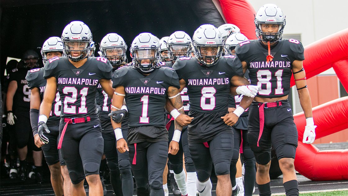 After talking with my family and coaches, I'm excited to announce that I've decided to commit to the University of Indianapolis to continue my education and football career!