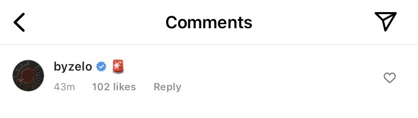 220127 #ZELO COMMENTED ON #YONGGUK INSTAGRAM POST 

ZL: 🚨

<a href="/ZELO96/">ᴢᴇʟᴏ</a> #젤로 #ZELO