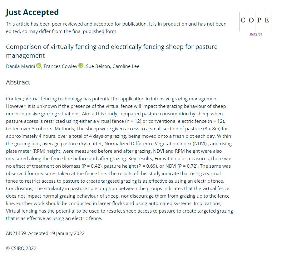 Just accepted by <a href="/CSIROPublishing/">CSIRO Publishing</a>! This research was a little left field from what I normally do but so much fun!