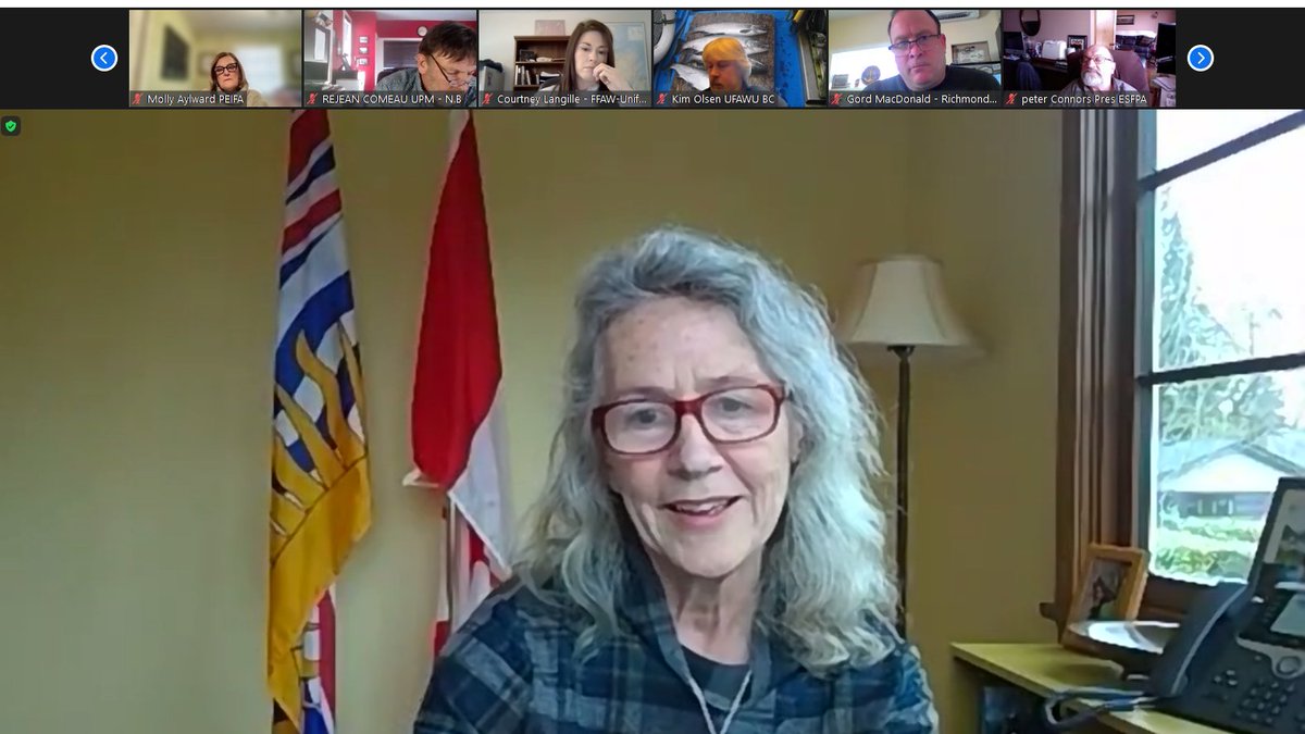 JoyceMurray's tweet image. Dans mon premier discours en tant que ministre, @FishIndependent et moi avons discuté de nos priorités communes pour faire du Canada un chef de file mondial en matière de pratique de pêche et de fruits de mer durables.