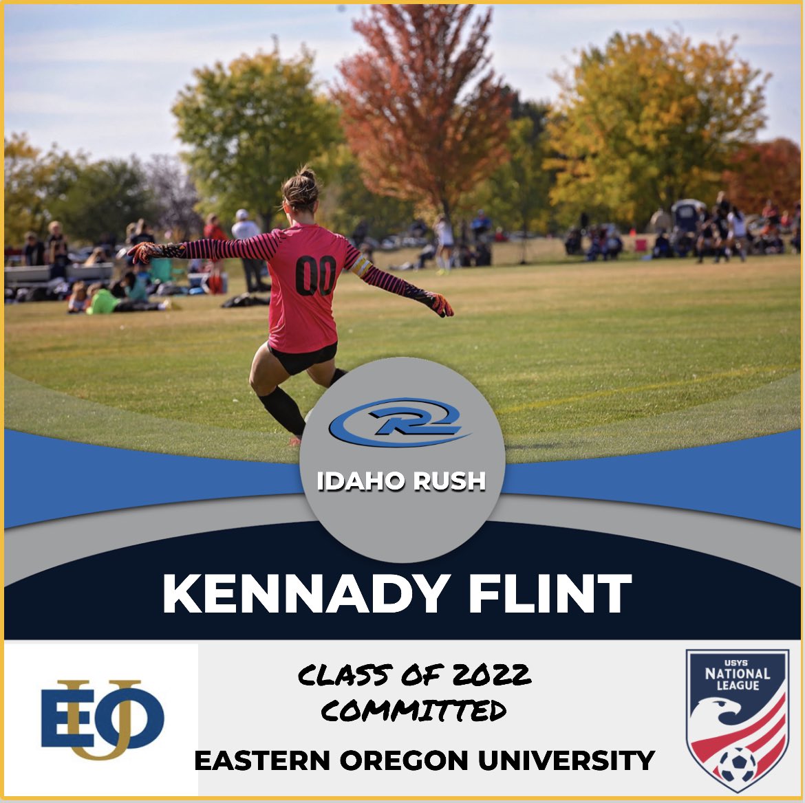 CONGRATULATIONS <a href="/kennady/">Kennady Virak</a>.flint3 current 03/04G NL (National League) player on her commitment to play soccer @eouwsoccer next year
.
👩‍🎓Class of 2022 ⚽️ 
.
<a href="/rushsoccer/">Rush Soccer</a> <a href="/capellisport/">Capelli Sport</a> <a href="/ktvbhss/">KTVB HSSports</a> @nationalleaguesoccer #congratulations