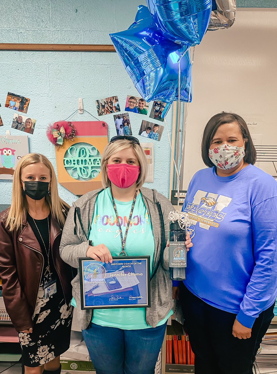 WoodmoreEagles's tweet photo. Congratulations to @chuma_jennifer! She is the Midtown coach of the month! https://t.co/YBzzcG1NEk