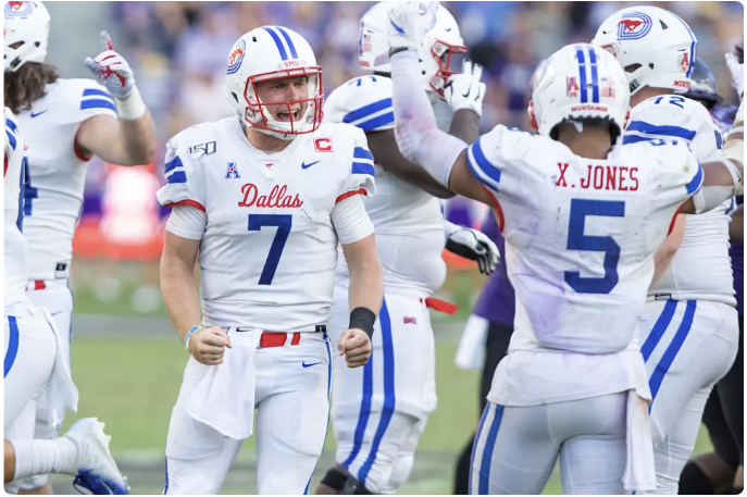 Blessed to receive an offer from Southern Methodist Universtiy! #ponyupdallas <a href="/SMU_Football/">Bill "Boss Hogg" Armstrong</a> <a href="/CoachK_Hall/">Coach Khenon Hall (BAYLOR)</a> <a href="/TrustMyEyesO/">⭕️FFERTUNITY</a> <a href="/TheGrindHouseST/">Grind House Sports Training</a> <a href="/WERaiderFB/">Wylie East Raiders Football</a> <a href="/CoachMarcusGold/">Marcus Gold</a> <a href="/CoachMike2Will/">Coach Mike Will</a>