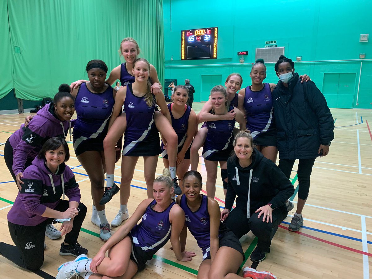 UH Netball (@uhnetball) on Twitter photo Big 65-32 win against Exeter to seal the 2021-22 BUCS Prem South title! π #bucswedneday Big 65-32 win against Exeter to seal the 2021-22 BUCS Prem South title! π #bucswedneday