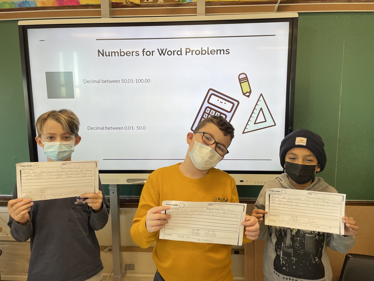 Today we designed our own word problems, used manipulatives and got to solve our friend's problems! Constructing in math was awesome, and students had fun being the teacher for a day 😊➗➕ <a href="/Jennifer_LynnP/">Jennifer Pullara</a> <a href="/MsMcGovernLB/">Anna McGovern</a> <a href="/RomanelliPaul/">Paul Romanelli, Ed.D.</a> <a href="/LBSchoolsNY/">LongBeachSchools</a> <a href="/LindellPTA/">LindellPTA</a>