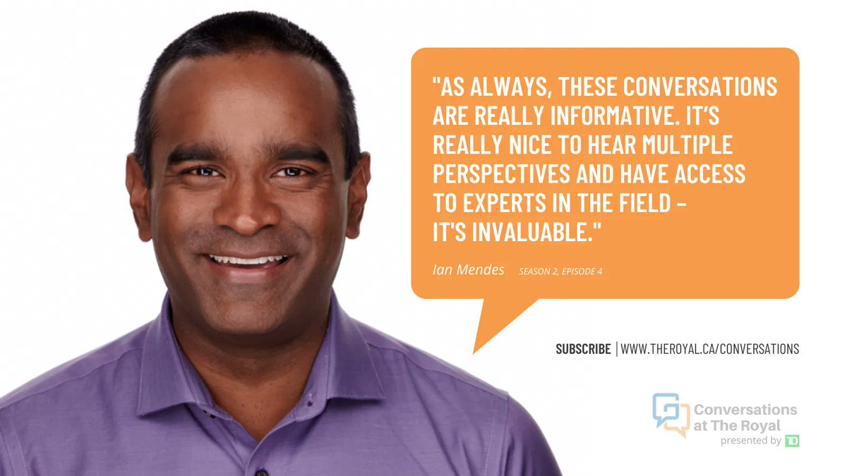 theroyalfdn's tweet photo. Join the mental health conversation. Subscribe to our email list to be the first to hear about upcoming Conversations at The Royal, presented by TD: https://t.co/9LKoL1nCiz

#BellLetsTalk | @TheRoyalMHC | @TD_Canada | @ian_mendes https://t.co/3NuoOLYjvS