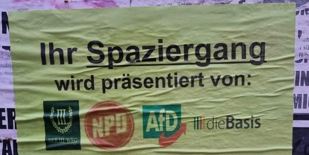 Wer mit Nazis, Faschisten, Antisemiten marschiert, ist Nazi, Faschist, Antisemit.

Wer mit Holocaustverharmlosern marschiert, verharmlost den Holocaust. 

#b2601 #Berlin #muc2601