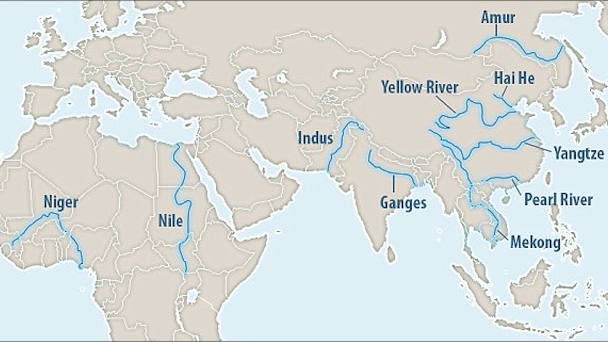 Just 10 streams carry 95% of all river-borne plastic into the ocean. (Big Think) #Pollution #Environment buff.ly/3qRZjfW