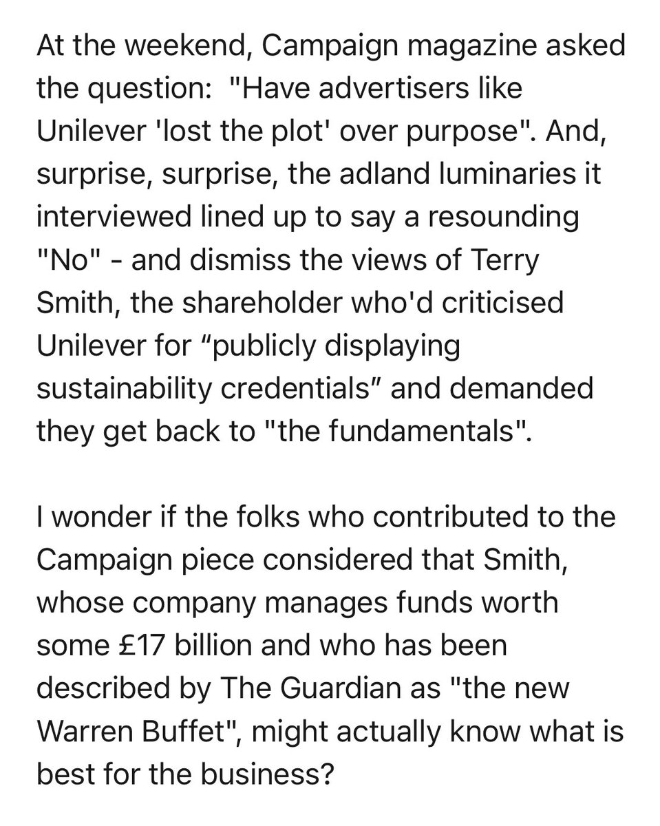 This is an excellent piece from <a href="/HarrisoSteve/">Steve Harrison</a>. I highly recommend reading it in it’s entirety. 

linkedin.com/pulse/adlands-…
