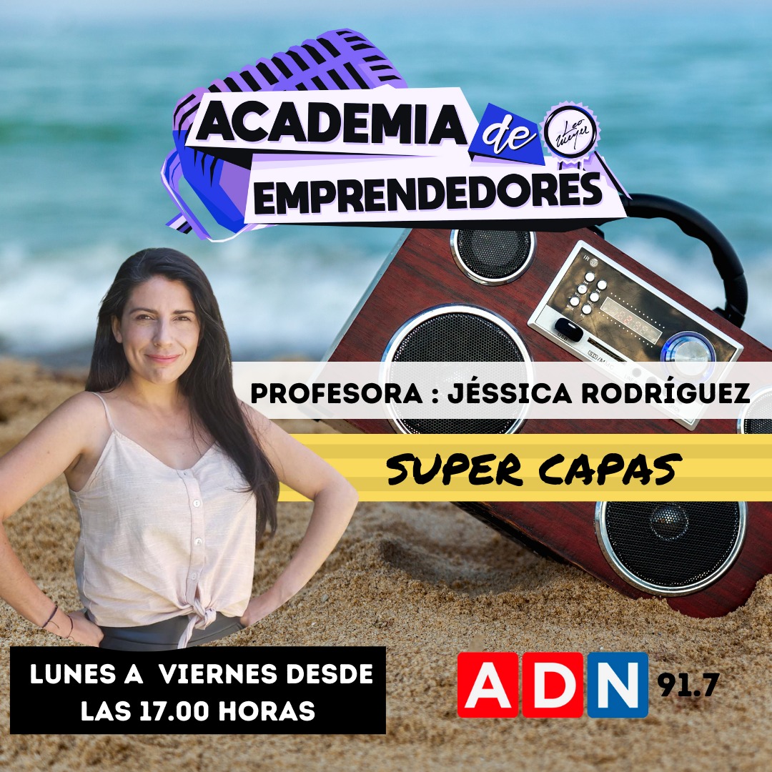 adnradiochile's tweet photo. Sonó el timbre y comenzamos con #SuperCapas, espacio liderado por la profe @Jessy_R_ quien visibiliza los emprendimientos femeninos. Hoy conocemos a Nicole Verdugo de Woman Economic Forum ¡Súmate a la clase en la #AcademiaEnADN junto al alumno @leomeyer https://t.co/rwOjgwTdDp