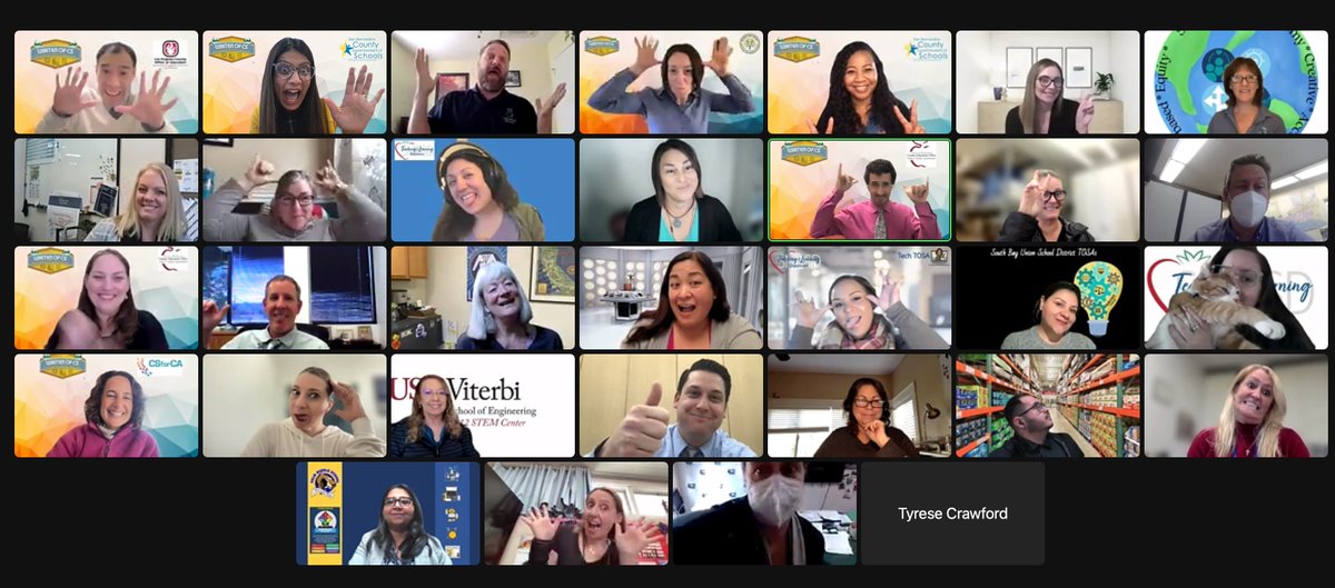 DrSonal_EDU's tweet photo. Great collaboration across counties with @CSforCA and @LacoeQuan sponsored #WinterofCS2022. Enjoyed facilitating the #CSVisions activity with @doctorstem &amp; @pjames252000. A small taster of a longer future @CSforALL workshop provided by county offices across the state! #CSEquity https://t.co/OZaheRfoRn