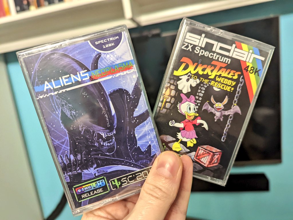 nostalnerd's tweet photo. Can someone explain why I'm still buying brand new ZX Spectrum releases in 2022? https://t.co/FzMJ258rRC