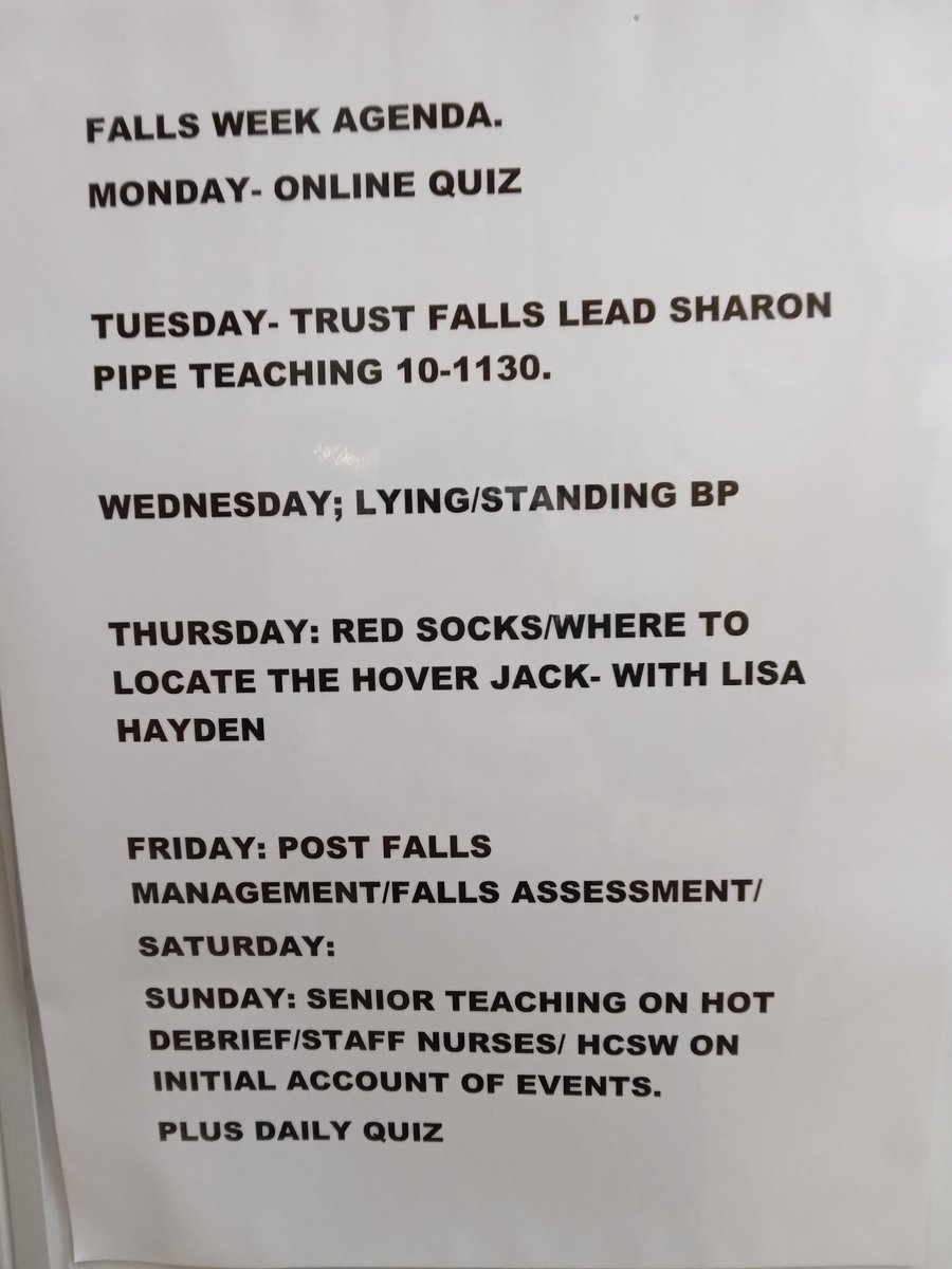 Emergency Department 
Falls Aware