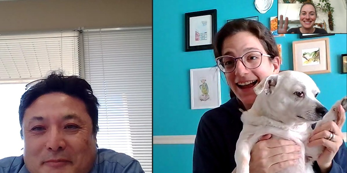 When you are meeting about content for <a href="/OfficialNASC/">NASC</a> and your dog wants to chime in. 

#dogs #dogsofinstagram #corporatedog #astaxanthin #doghealth #antioxidant